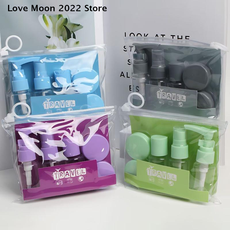 Misting Bottle Fine - 6pcs Travel Bottles Set With Storage