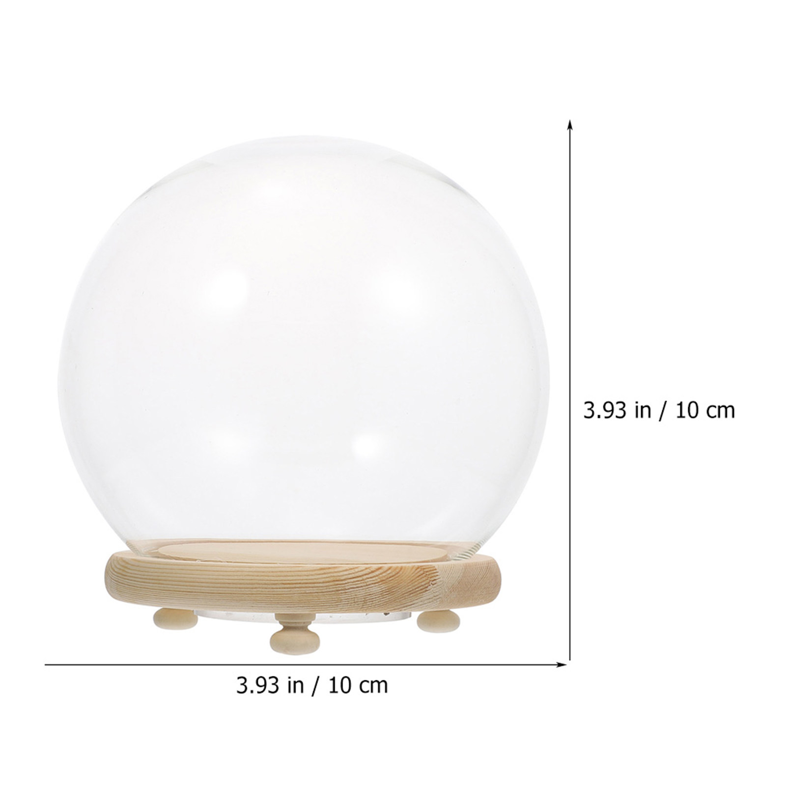 Clear Glass Dome Display Cover - Plastic Dome Clear のレビューと価格