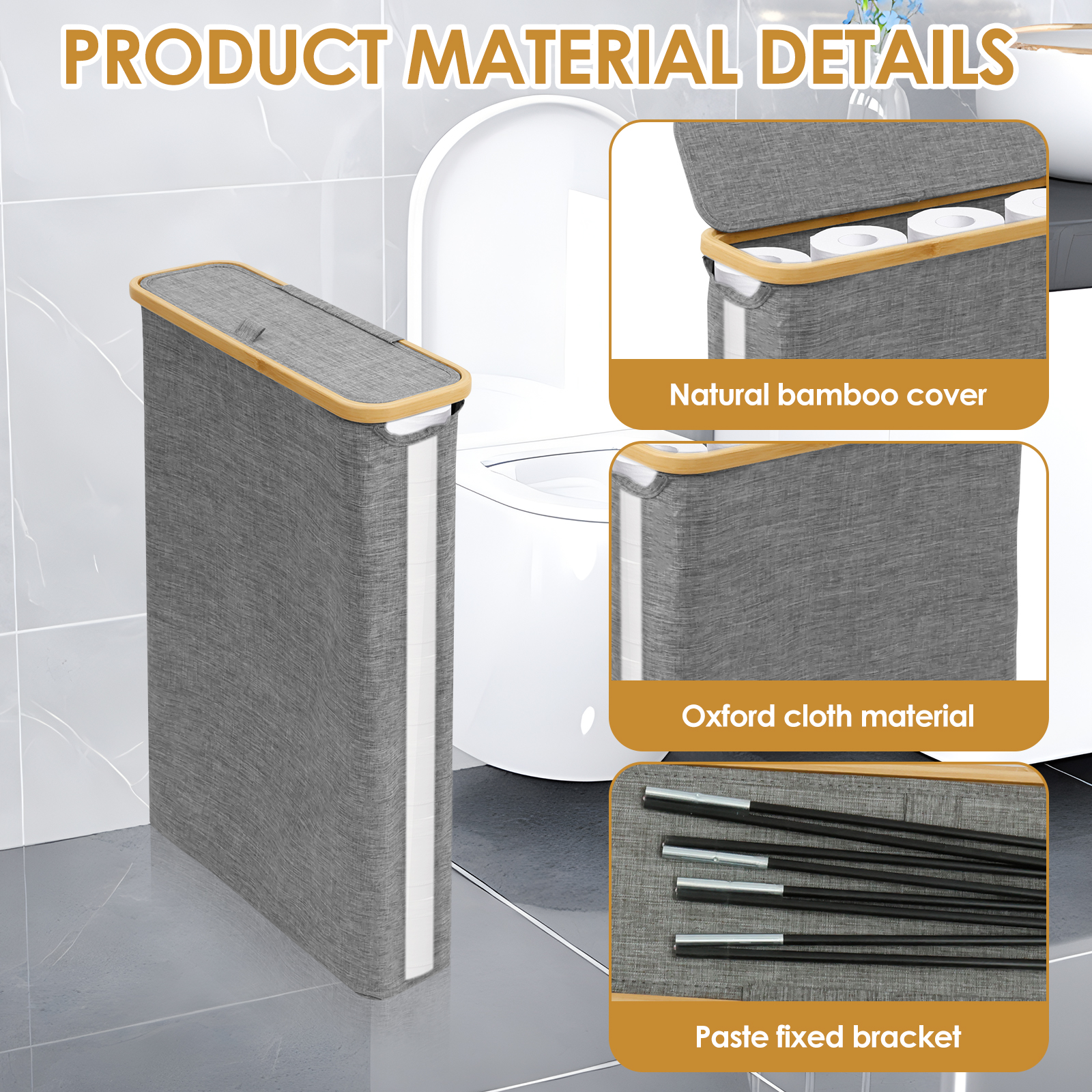 40L Toilet Paper Basket Bathro - Agar Tissue Culture のレビューと価格