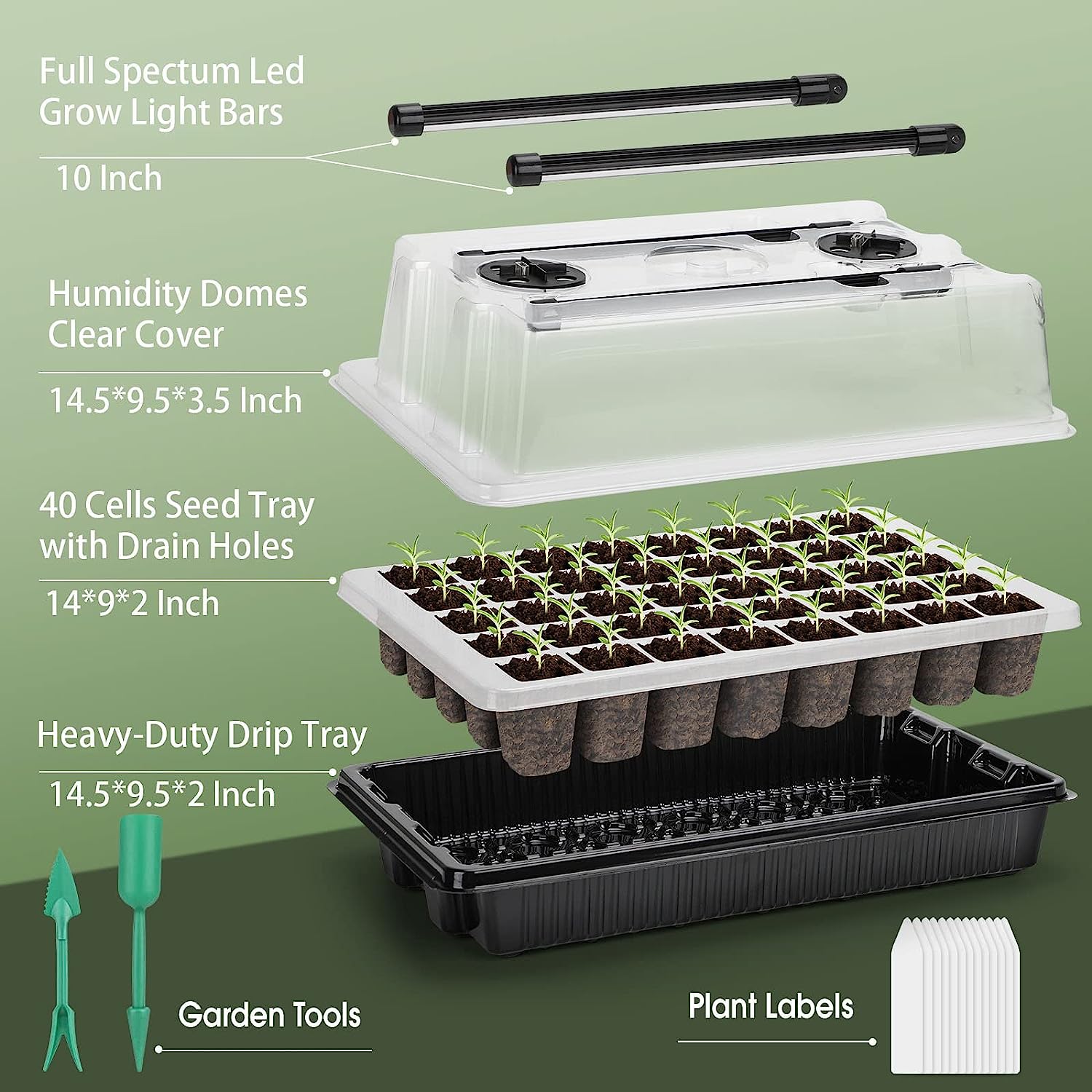 【Best 】1 Set, Seed Starter Tra - Humidity Dome Kit のレビューと価格
