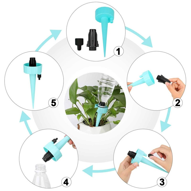 6/12pcs Self Watering Spikes f - Self Watering Insert のレビューと価格