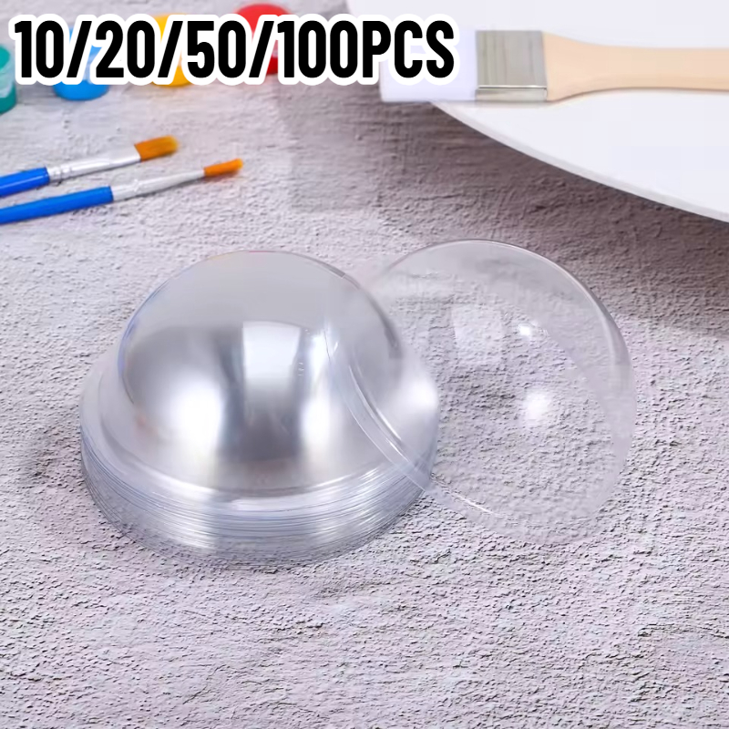 10/20/50/100PCS Plastic Transp - Plastic Dome Clear のレビューと価格