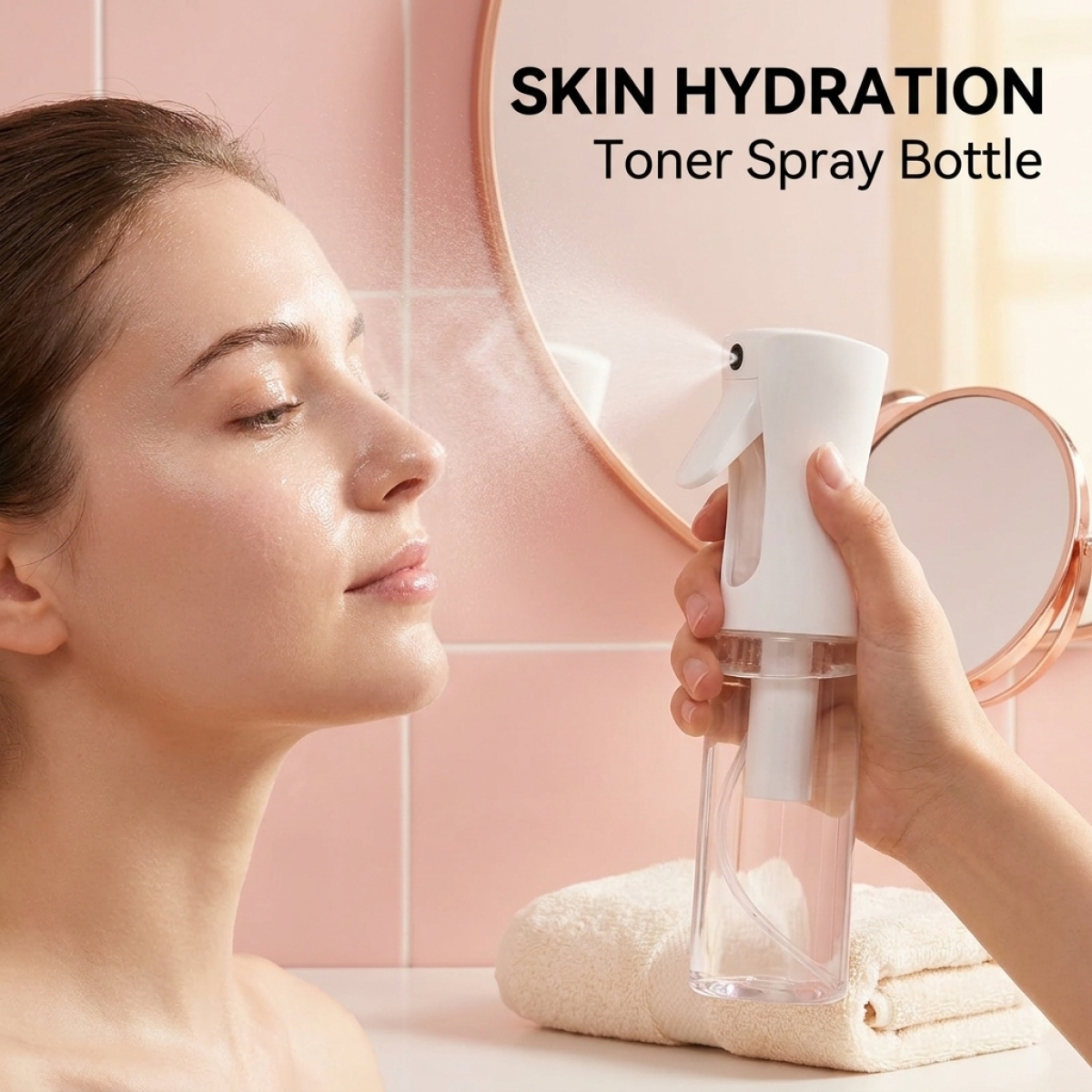 Alcohol Disinfection Spray Bot - Misting Bottle Fine のレビューと価格