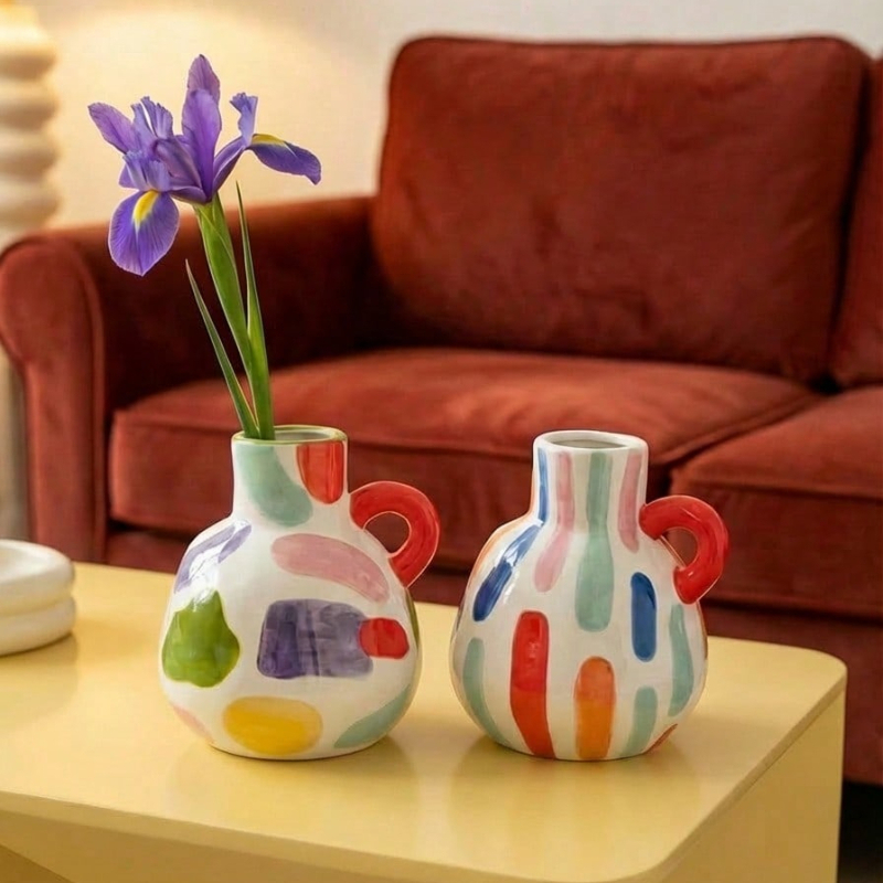 Modern Geometric Ceramic Vase  - Propagation Station Vase のレビューと価格