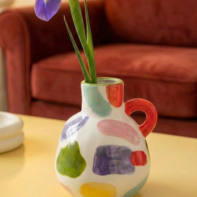 Modern Geometric Ceramic Vase  - Propagation Station Vase のレビューと価格