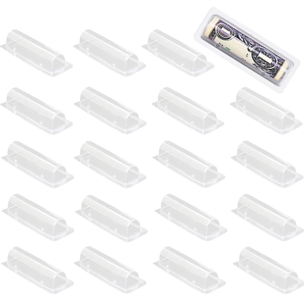 50/100pcs Money Card Holder Wi - Plastic Dome Clear のレビューと価格