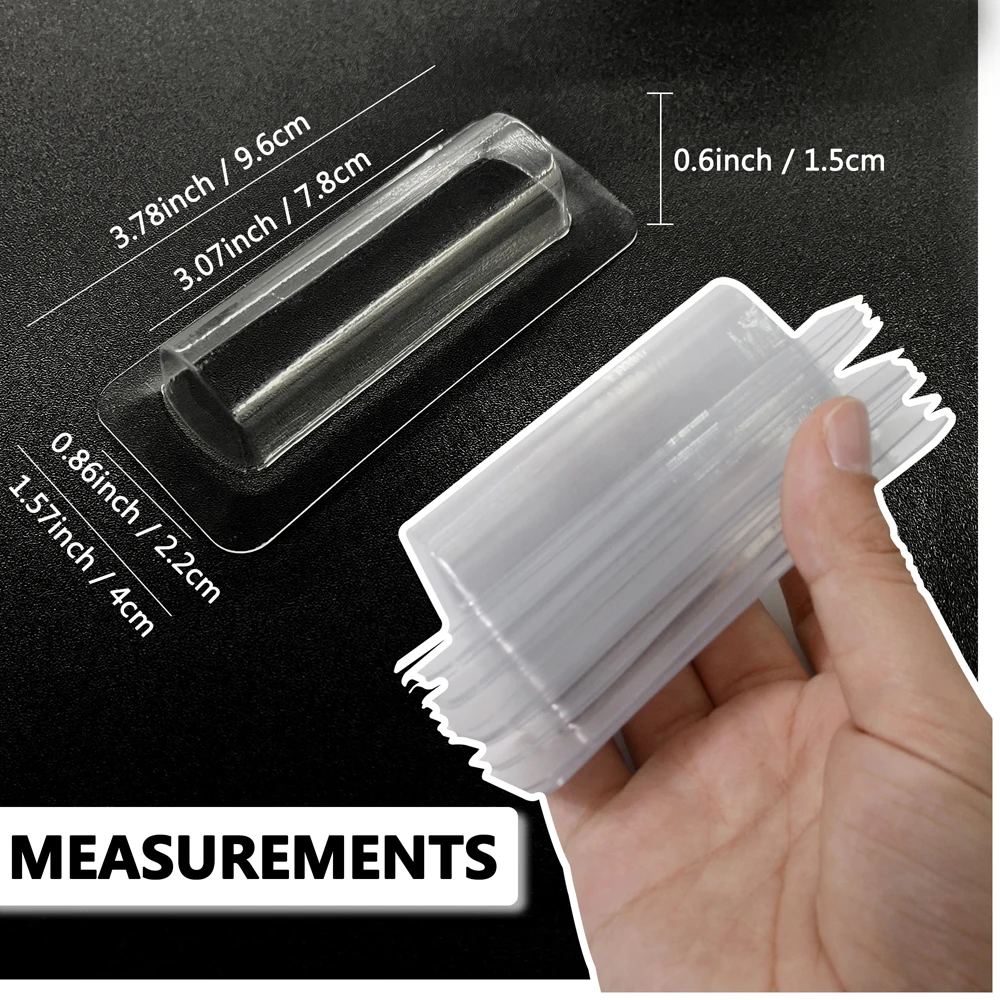 50/100pcs Money Card Holder Wi - Plastic Dome Clear のレビューと価格