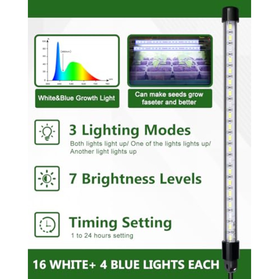 Seed Starter Kit with Grow Lig - Humidity Dome Kit のレビューと価格