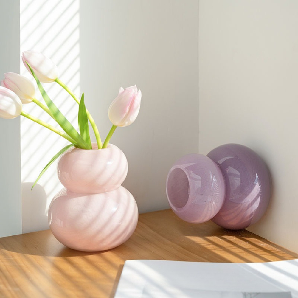 Creative Colorful Gourd Shaped - Propagation Station Vase のレビューと価格