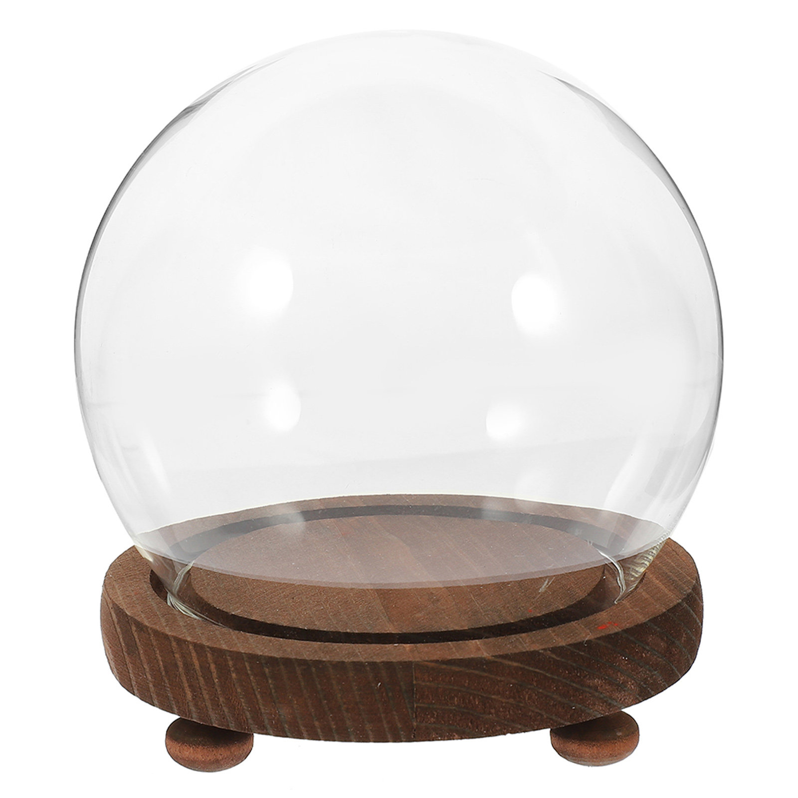Spherical Glass Cover Ornament - Plastic Dome Clear のレビューと価格