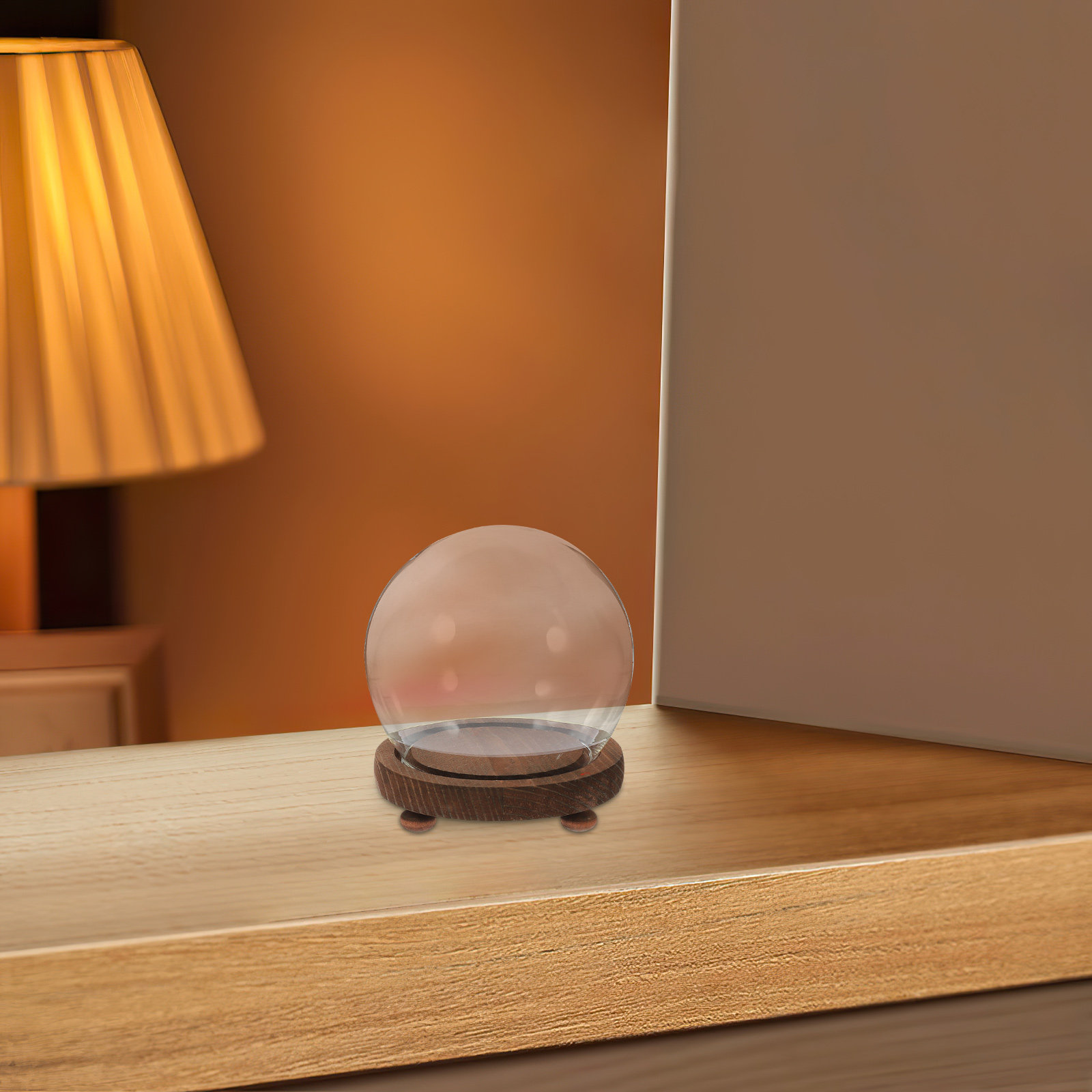 Spherical Glass Cover Ornament - Plastic Dome Clear のレビューと価格