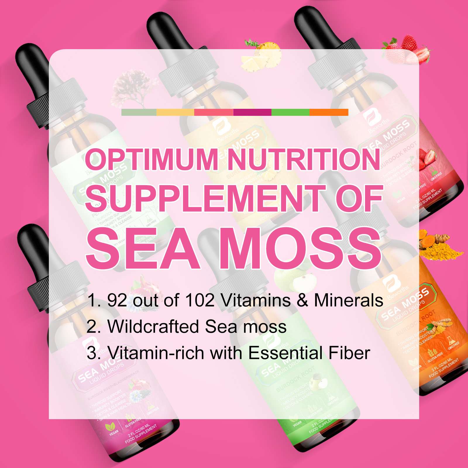 BEWORTHS 3000MG Seamoss Liquid - Root Stimulator Liquid のレビューと価格