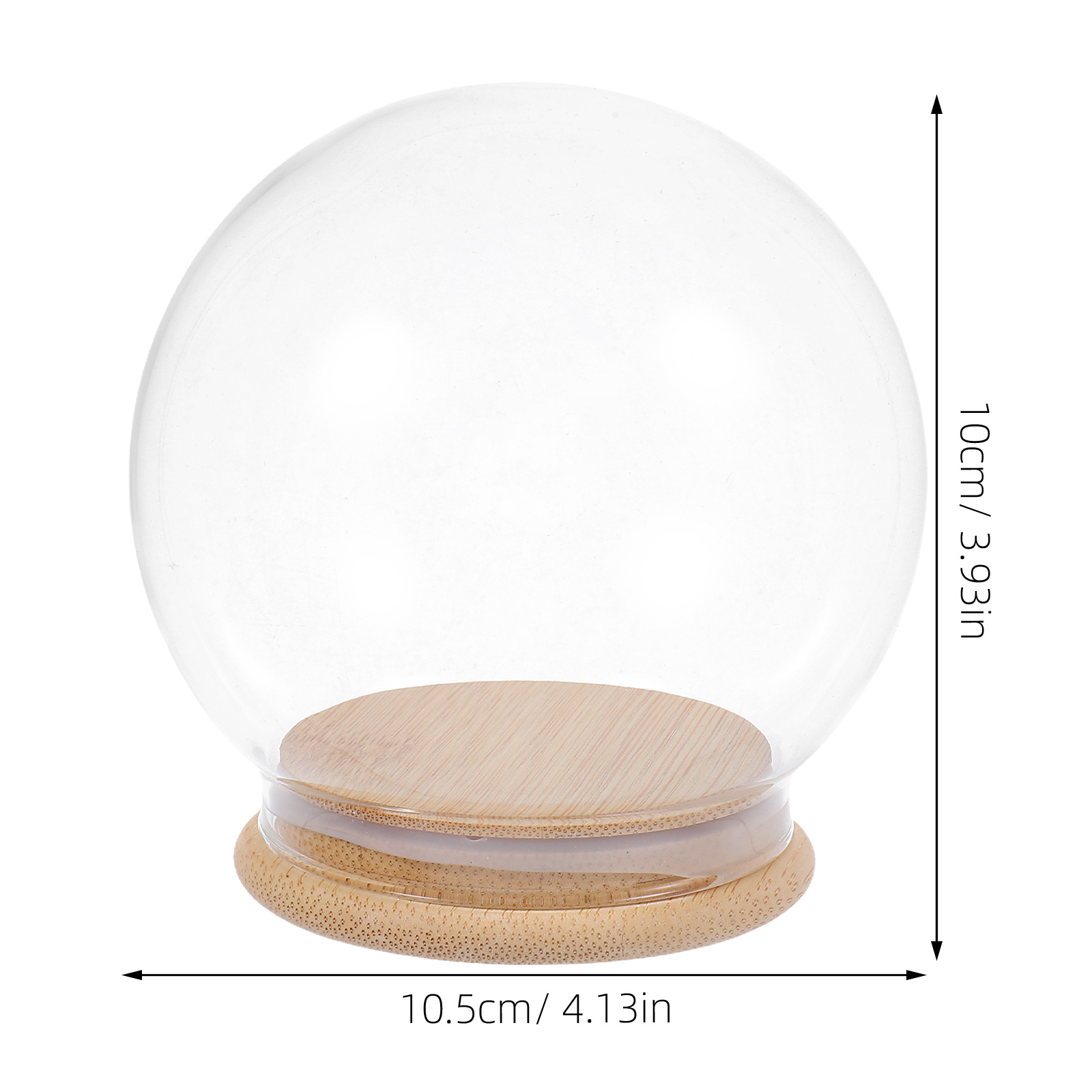 Glass Dome Eternal Flower Disp - Plastic Dome Clear のレビューと価格