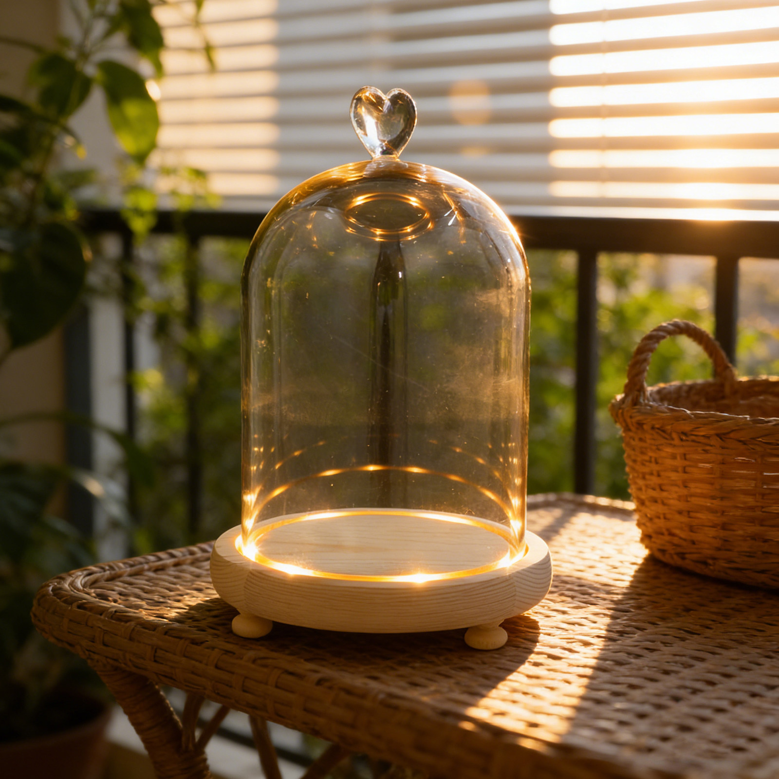 Heart Shaped Glass Dome Cloche - Plastic Dome Clear のレビューと価格