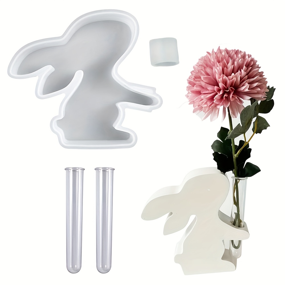 4pcs/set Easter Bunny Silicone - Propagation Station Vase のレビューと価格