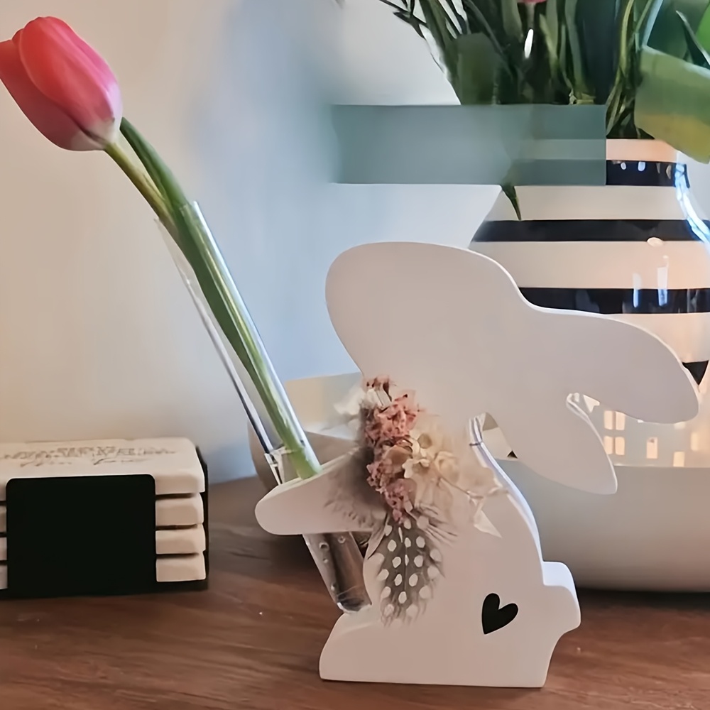 4pcs/set Easter Bunny Silicone - Propagation Station Vase のレビューと価格