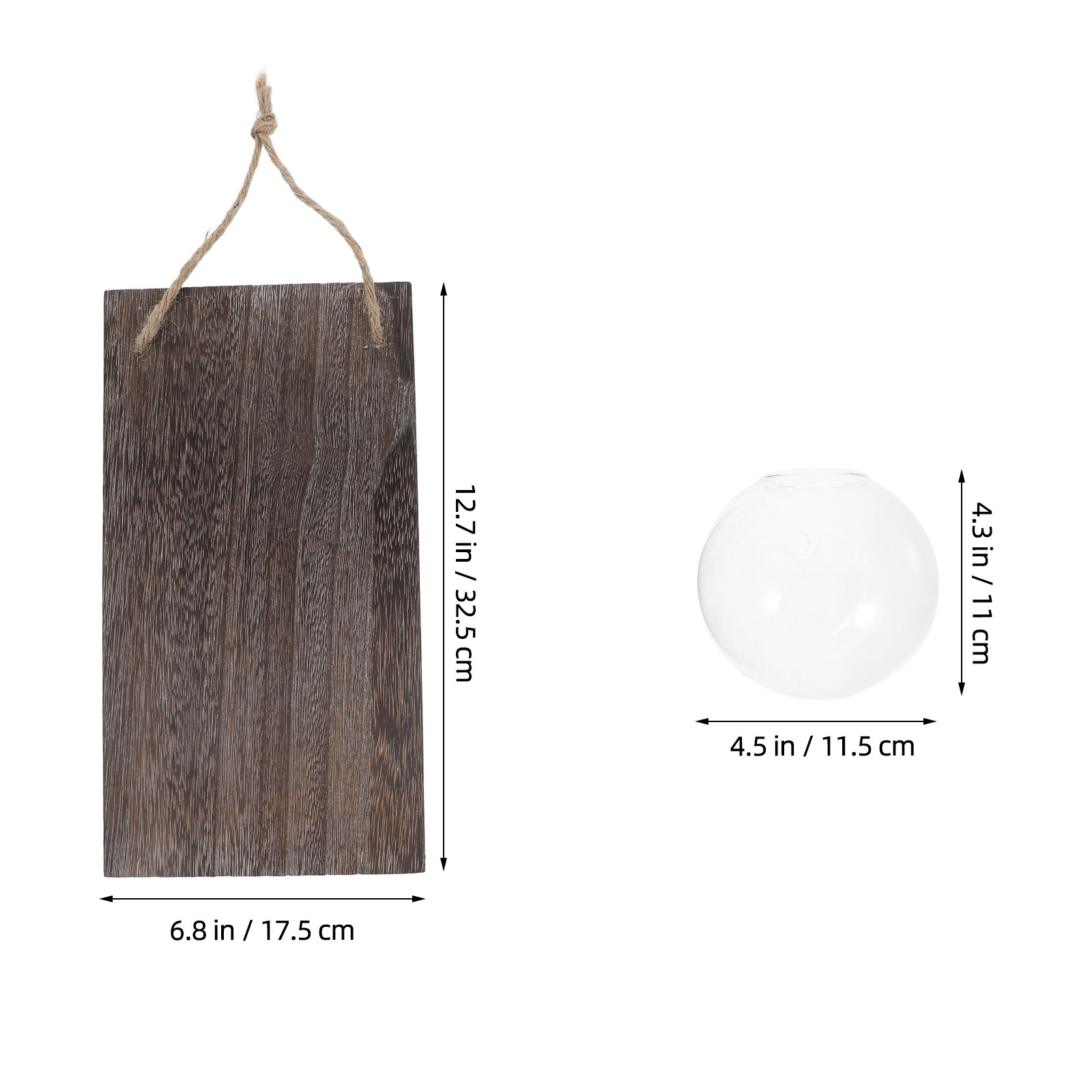 Wall Mounted Glass Vase Hangin - Propagation Station Vase のレビューと価格