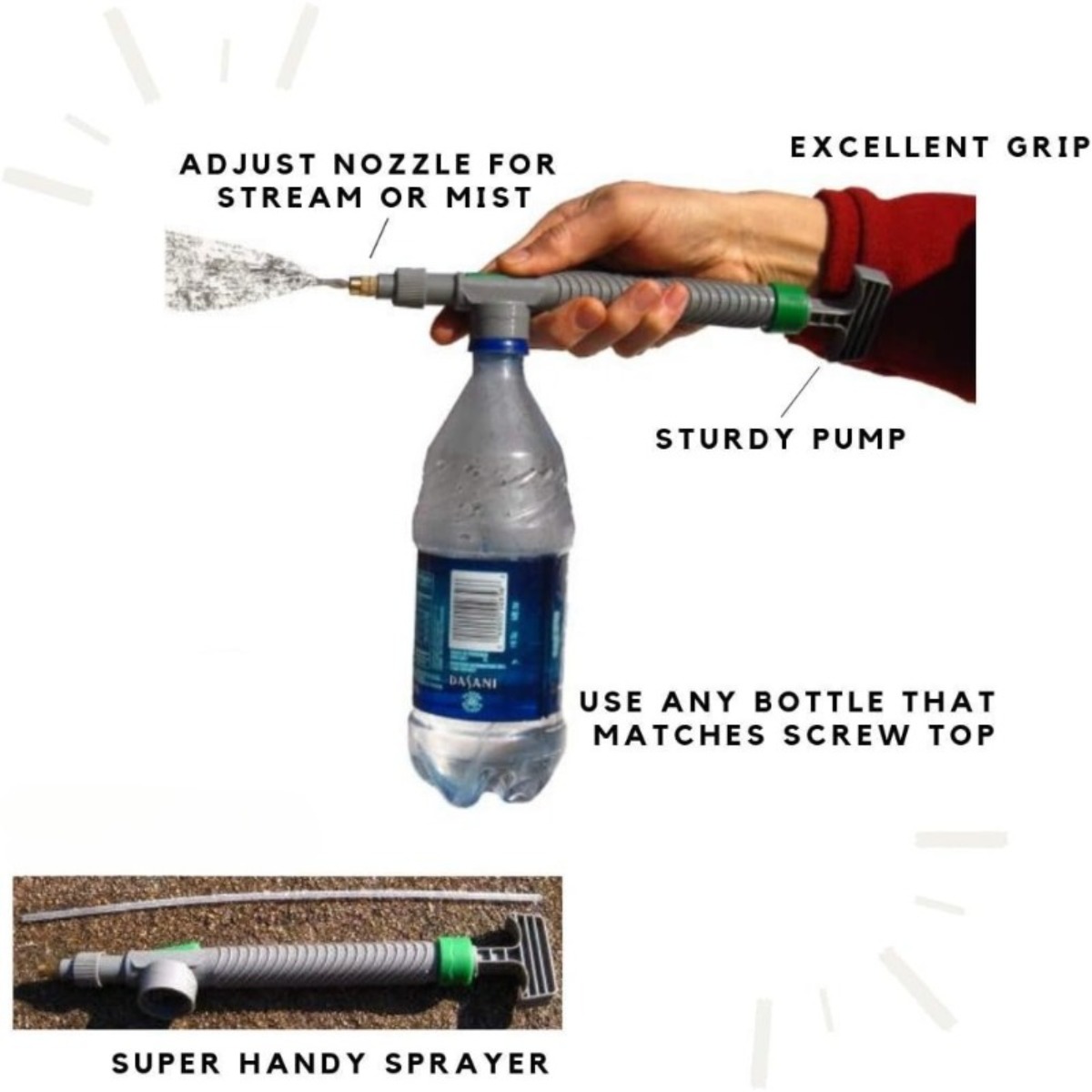 1PC Adjustable Nozzle Multi-Fu - Misting Bottle Fine のレビューと価格