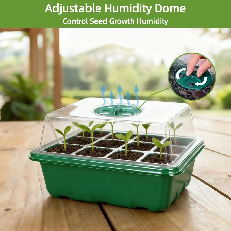 Seed Starter Tray Mini Greenho - Humidity Dome Kit のレビューと価格