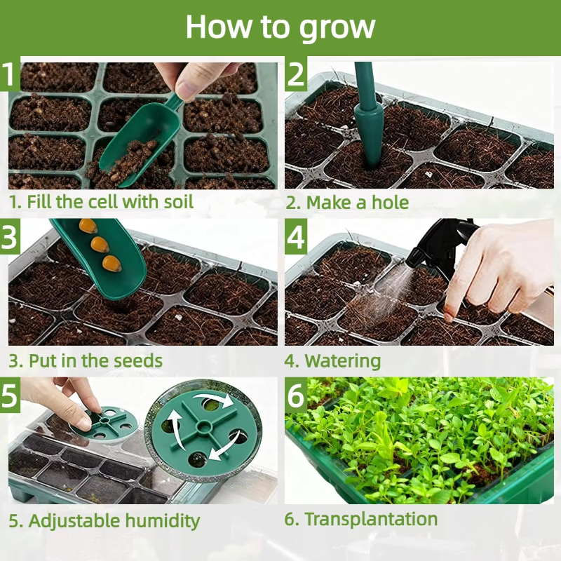 Seed Starter Tray Mini Greenho - Humidity Dome Kit のレビューと価格