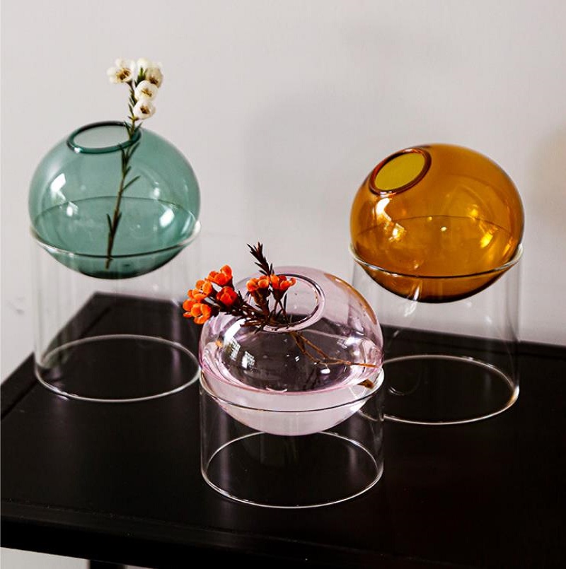 Mini Round Flower Vase Hydropo - Propagation Station Vase のレビューと価格