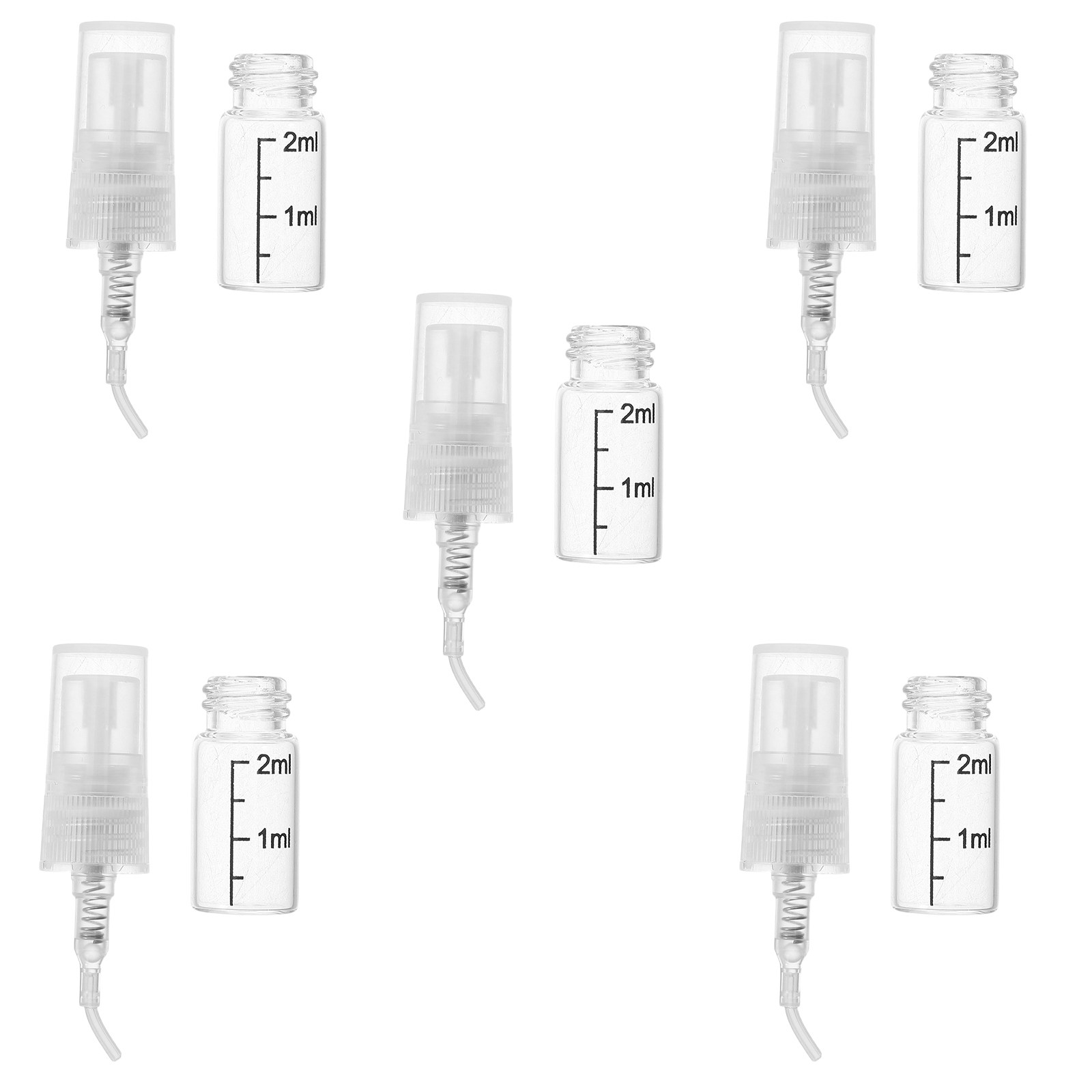5Pcs Portable Spray Bottle Set - Misting Bottle Fine のレビューと価格