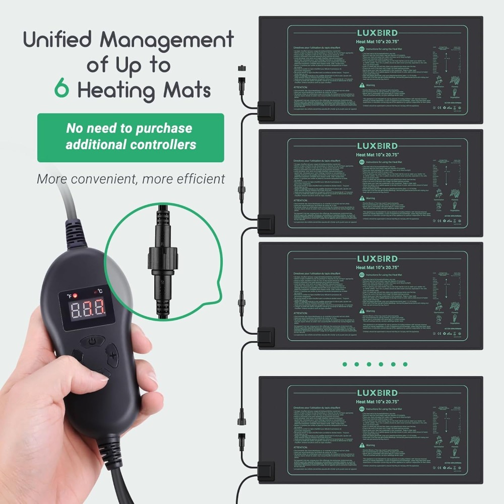 4 Pack Seedling Heat Mat with  - Heat Mat Seedling のレビューと価格