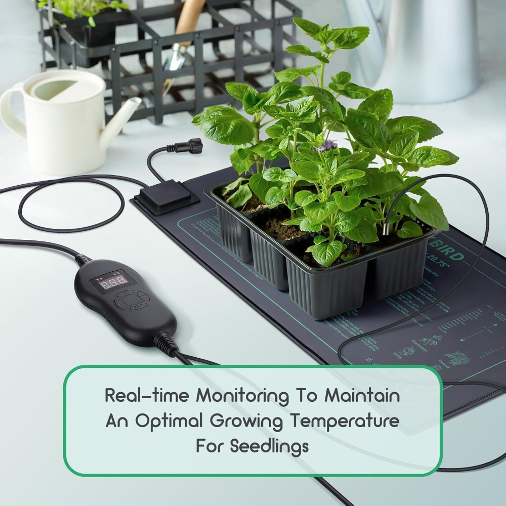 4 Pack Seedling Heat Mat with  - Heat Mat Seedling のレビューと価格