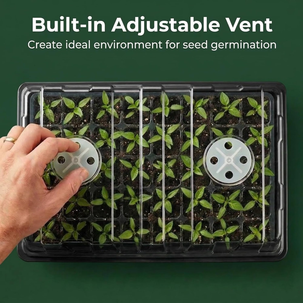 5-Set Seed Starter Tray Kits,  - Humidity Dome Kit のレビューと価格