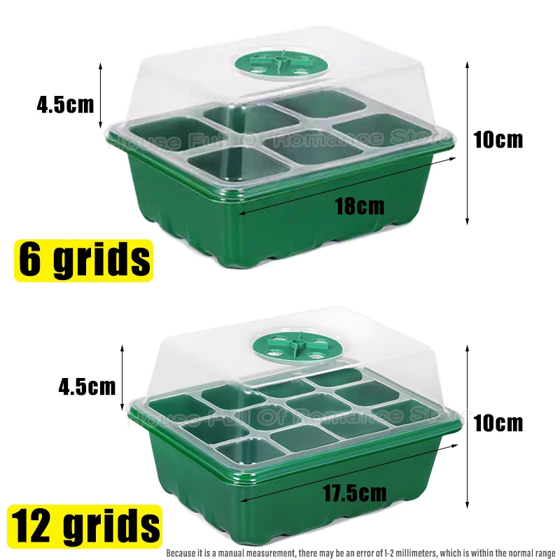 6/12 Grids Growing Starting Nu - Humidity Dome Kit のレビューと価格