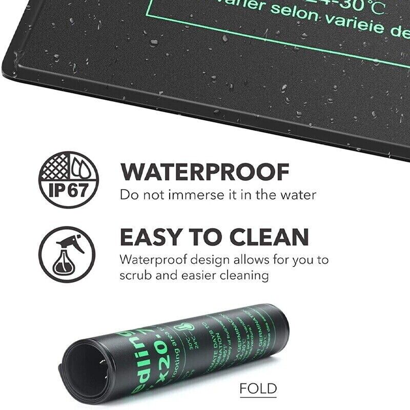 LERWAY 21W Seedling Heating Ma - Heat Mat Seedling のレビューと価格