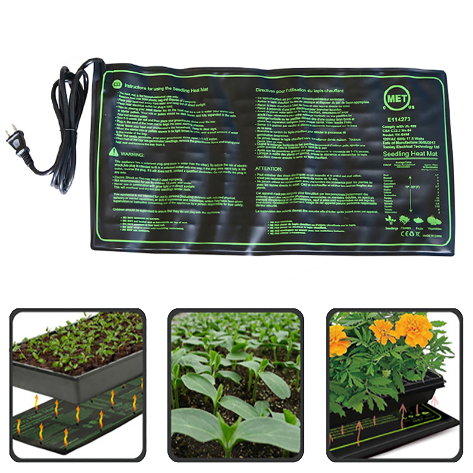 110/120/220/230V Seedling Heat - Heat Mat Seedling のレビューと価格