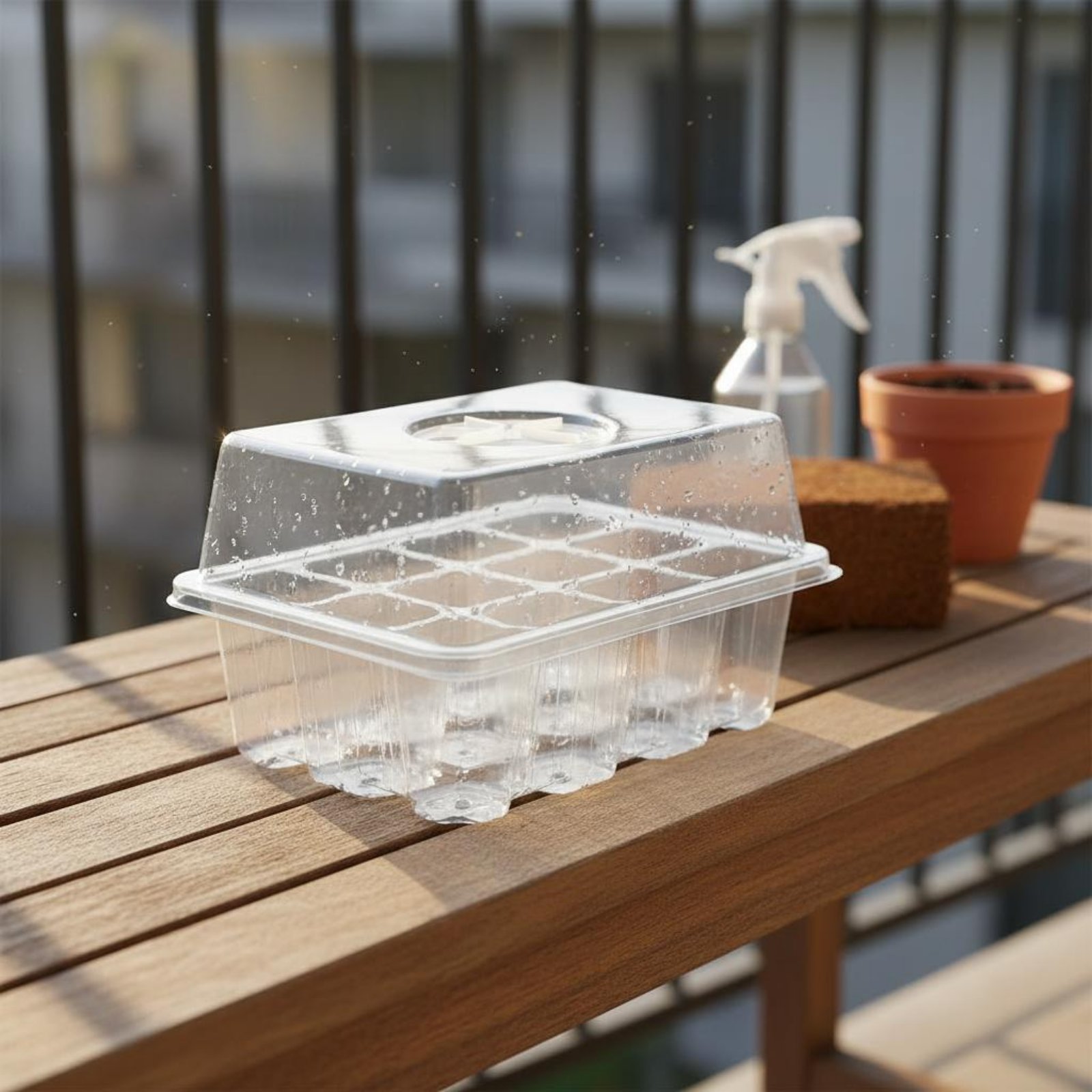 12 Compartment Germination Tra - Humidity Dome Kit のレビューと価格