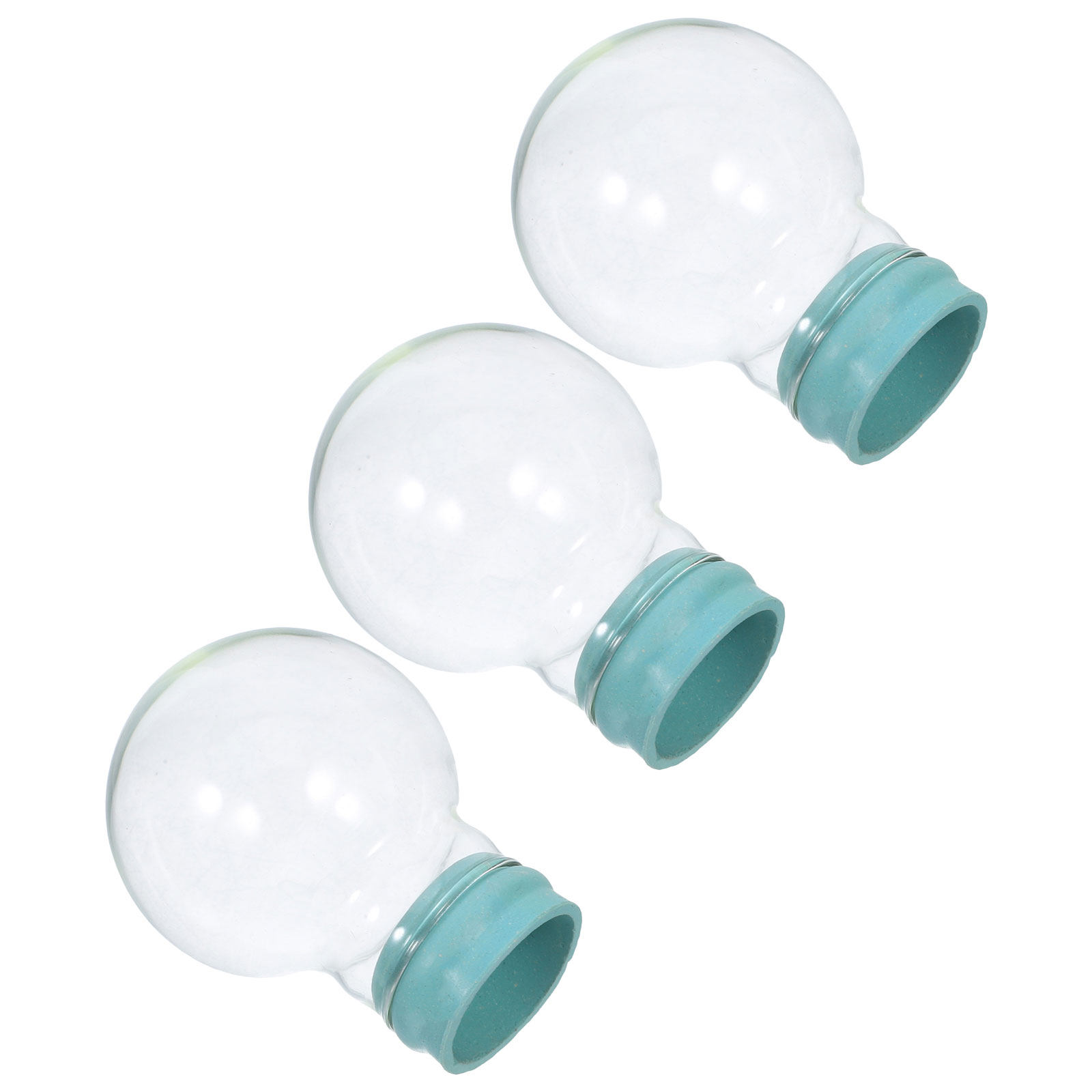 3Pcs Empty Snow Globe Glass Do - Plastic Dome Clear のレビューと価格
