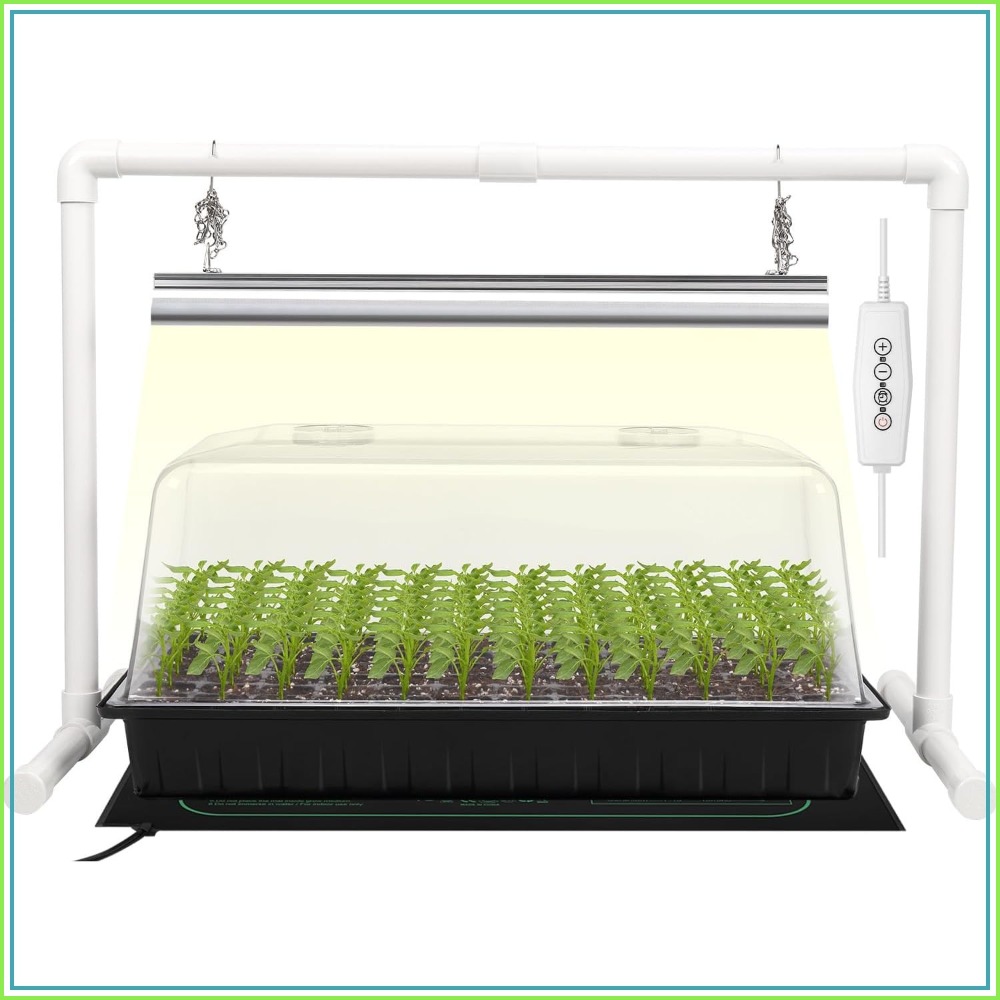 Seed Starter Kit with Grow Lig - Humidity Dome Kit のレビューと価格