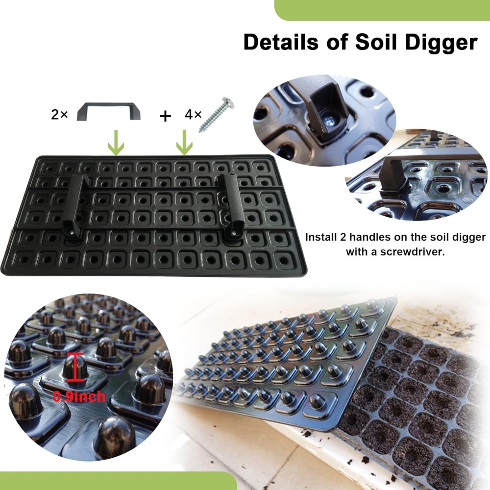 72 Cell Seed Starter Trays wit - Propagation Tray 72 のレビューと価格
