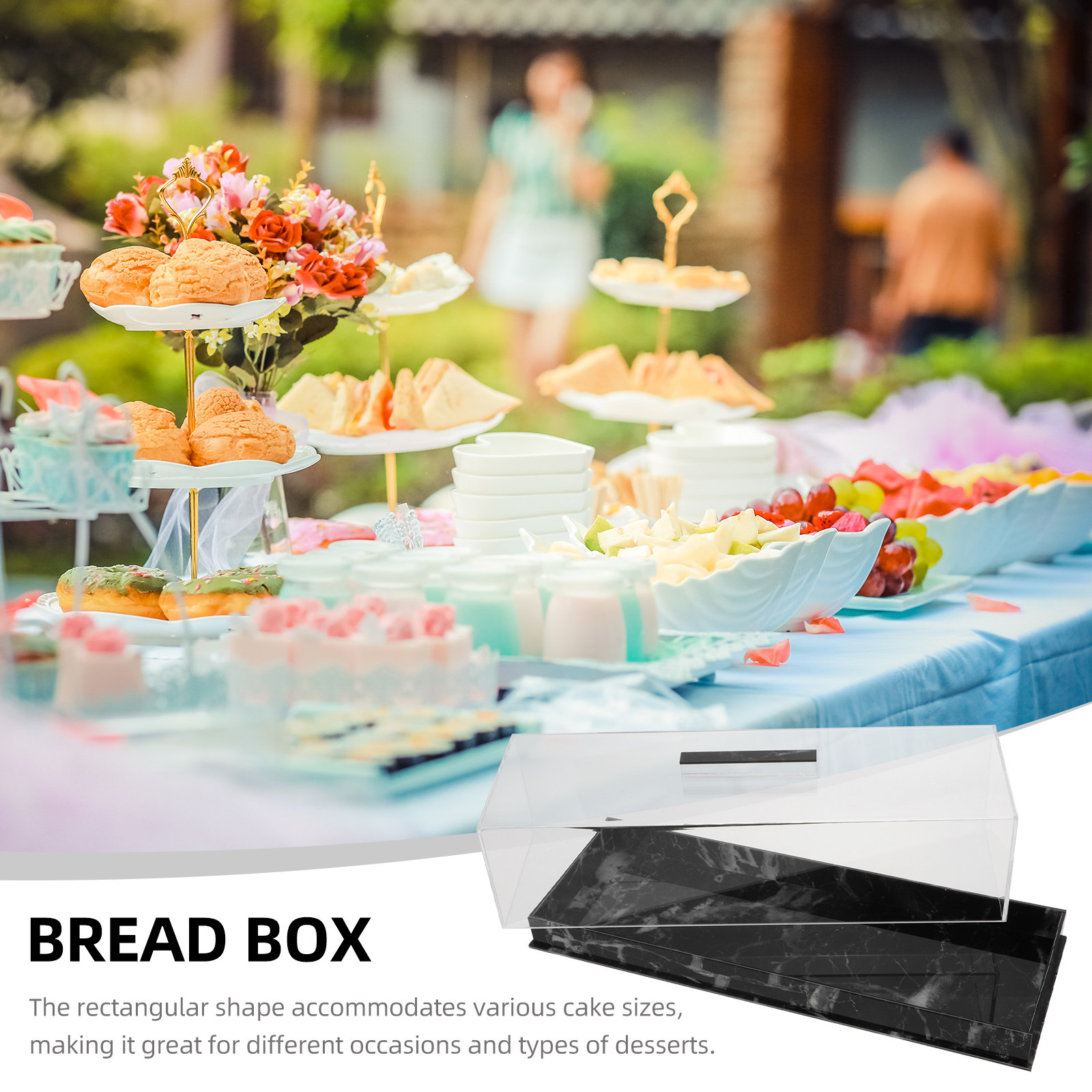 Rectangular Cake Display Box A - Plastic Dome Clear のレビューと価格