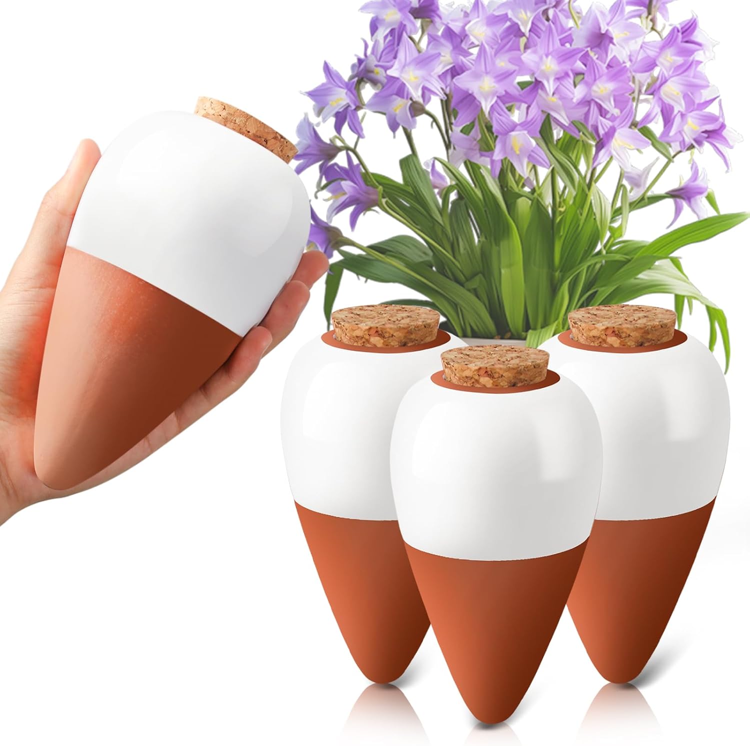 Terracotta Watering Spikes,Sel - Self Watering Insert のレビューと価格