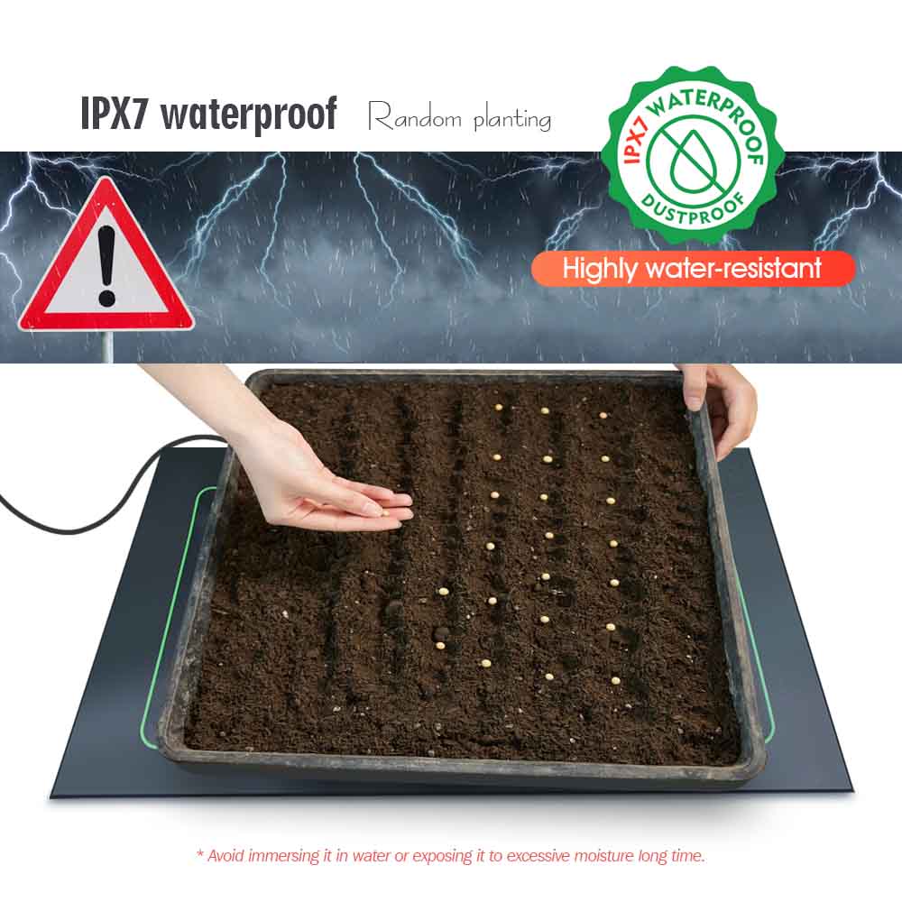 9-100W PVC Plants Heating Pad  - Heat Mat Seedling のレビューと価格