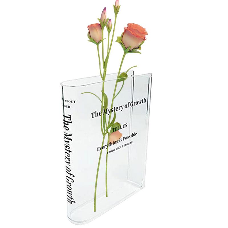 Clear Book Vase Aesthetic Acry - Propagation Station Vase のレビューと価格