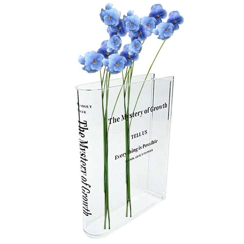 Clear Book Vase Aesthetic Acry - Propagation Station Vase のレビューと価格