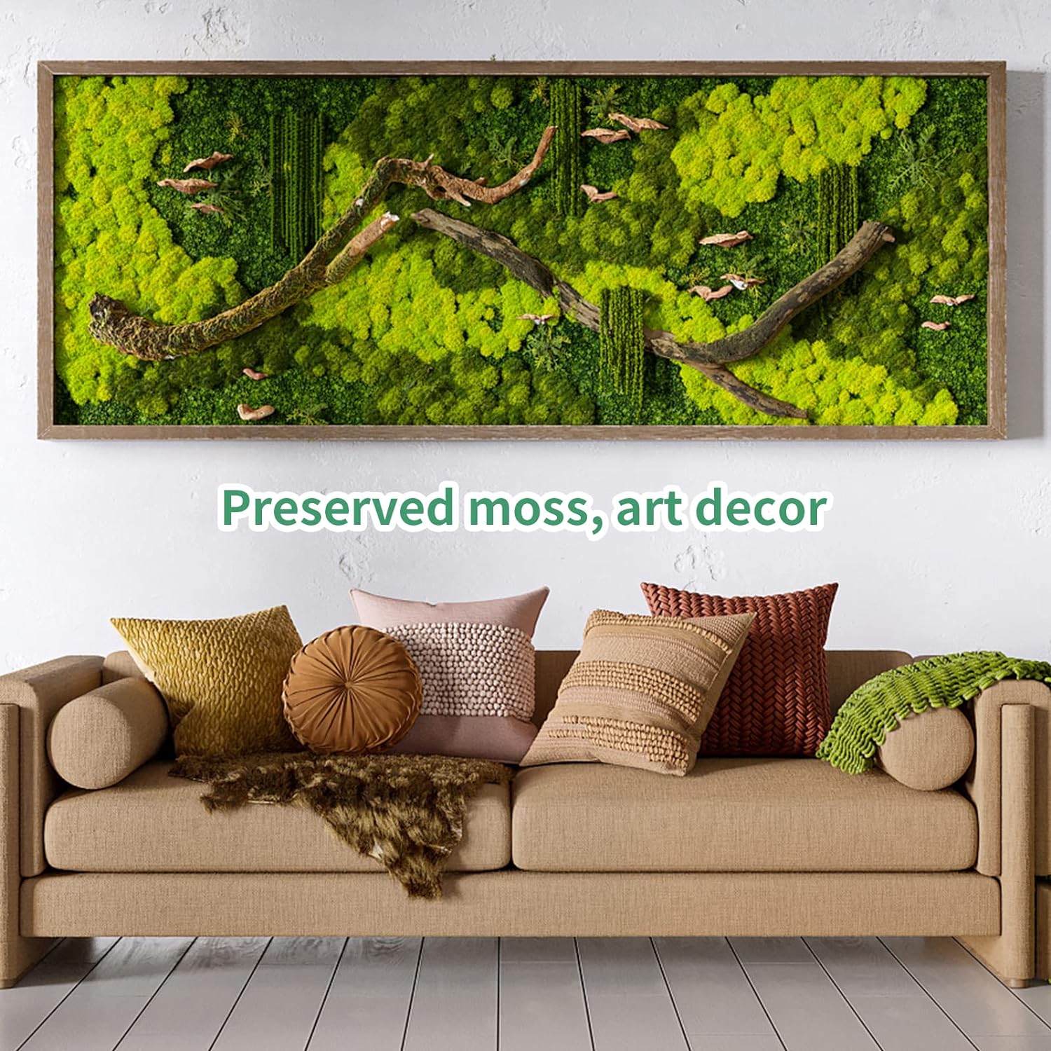 Artificial Green Plants Mini L - Sphagnum Moss Dry のレビューと価格