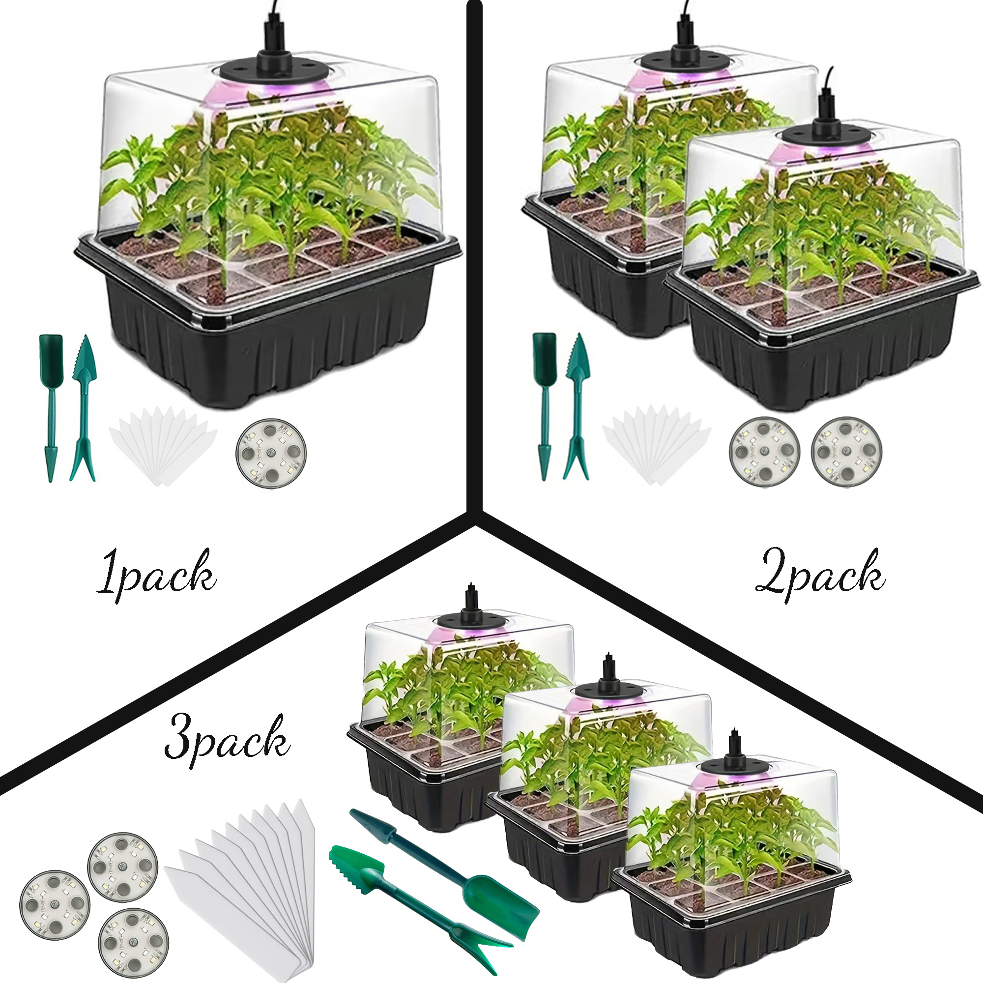 Seedling Starter Kit 1/2/3 Set - Humidity Dome Kit のレビューと価格