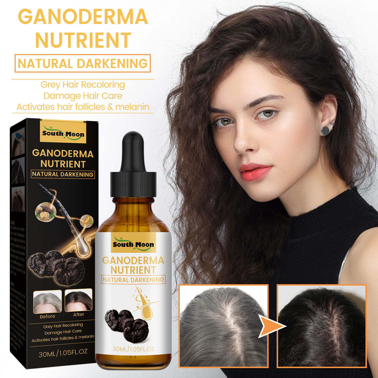 Black Ganoderma Lucidum Hair L - Root Stimulator Liquid のレビューと価格