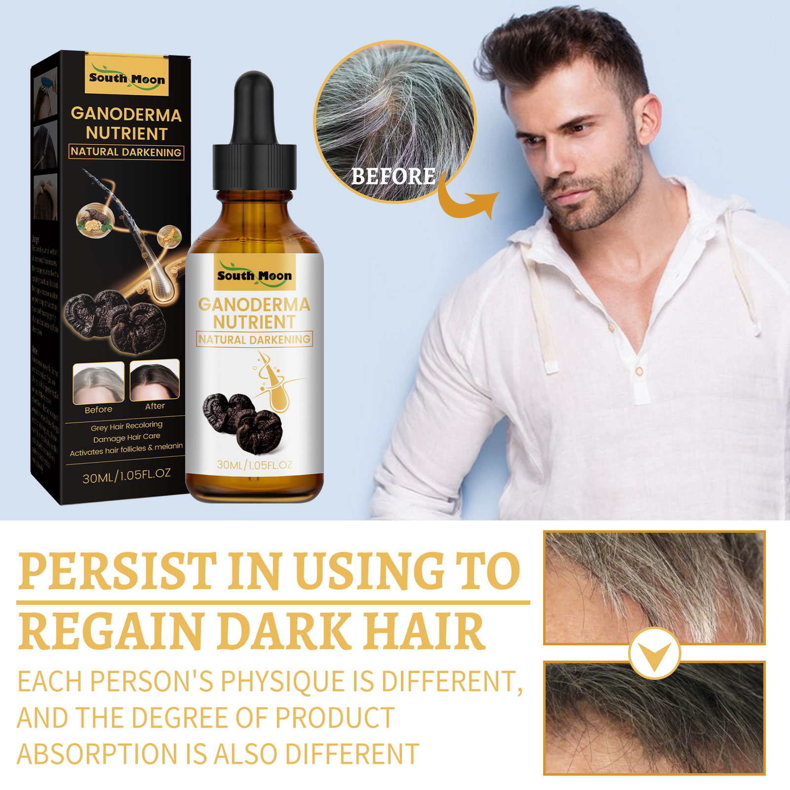 Black Ganoderma Lucidum Hair L - Root Stimulator Liquid のレビューと価格
