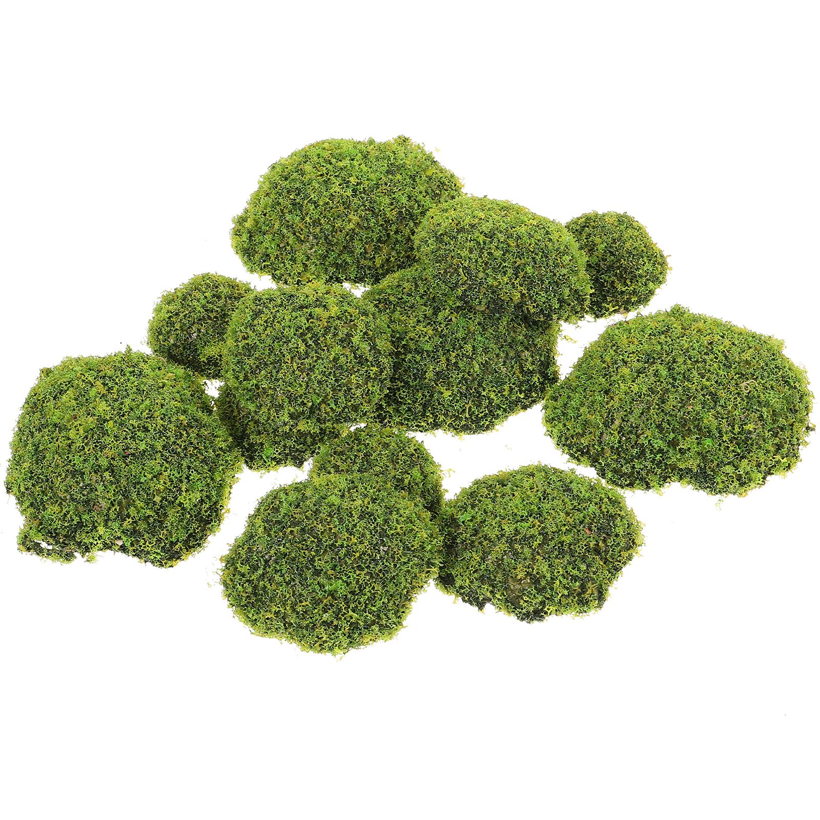 12pcs Artificial Moss RocksFak - Sphagnum Moss Dry のレビューと価格