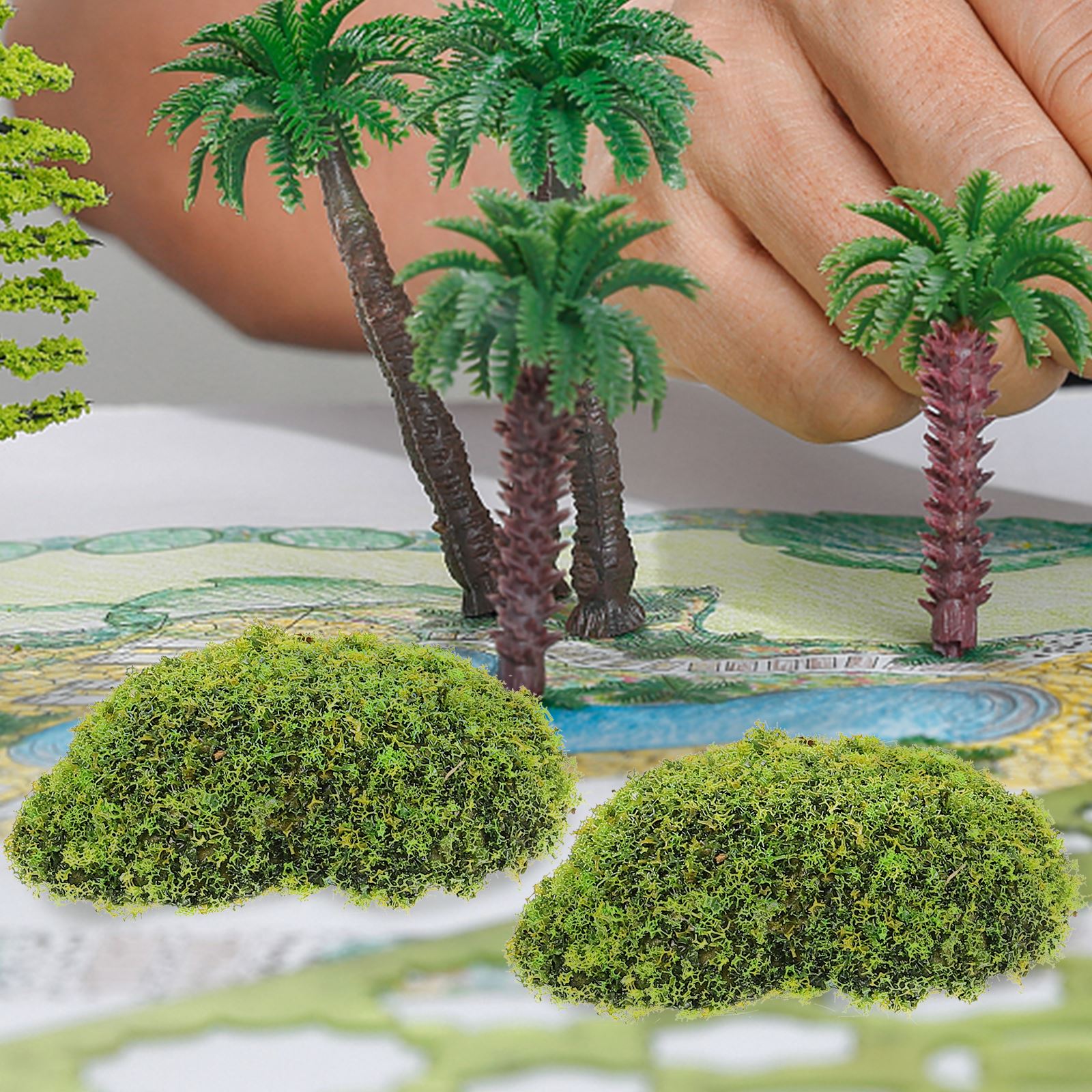12pcs Artificial Moss RocksFak - Sphagnum Moss Dry のレビューと価格