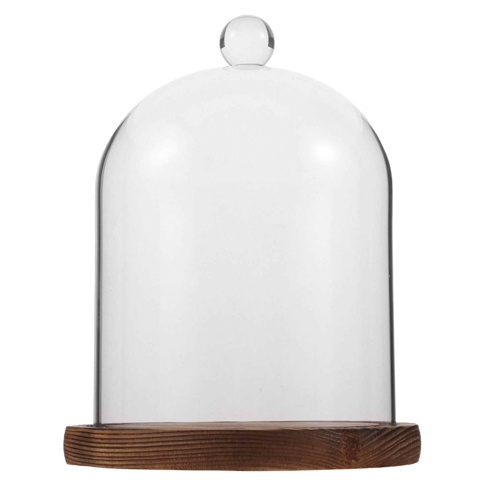 Clear Glass Bell Jar Dome for  - Plastic Dome Clear のレビューと価格