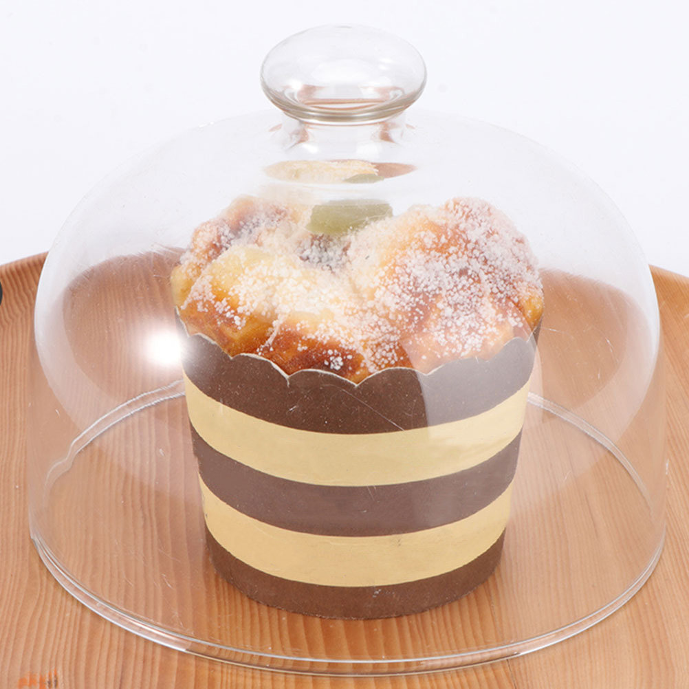 2Pcs Transparent Glass Cake Do - Plastic Dome Clear のレビューと価格