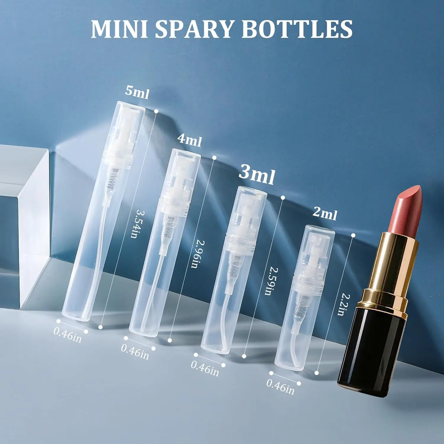 3 ml Mini Spray Bottles, 10 Pa - Misting Bottle Fine のレビューと価格